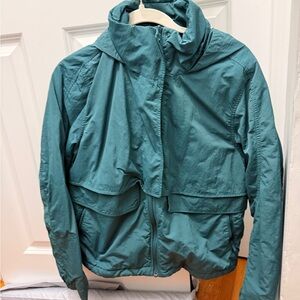lululemon Always Effortlessly Teal Packable Hooded Jacket